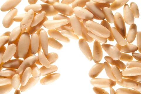 Pine nuts Stockfoto's