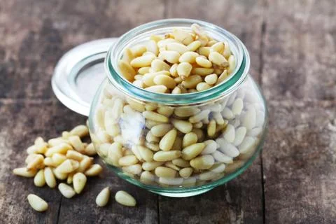 Pine Nuts Stock Photos