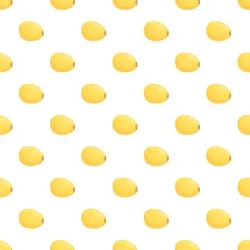 Pine nuts seamless pattern creating flat background Stock Illustration