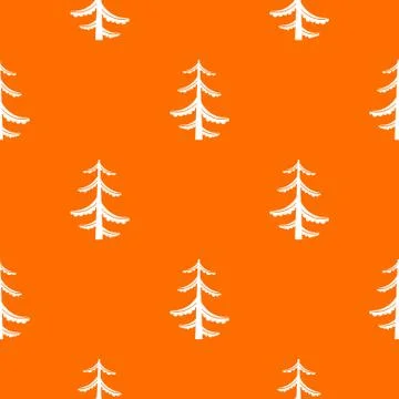 Pine pattern seamless Stock Illustration