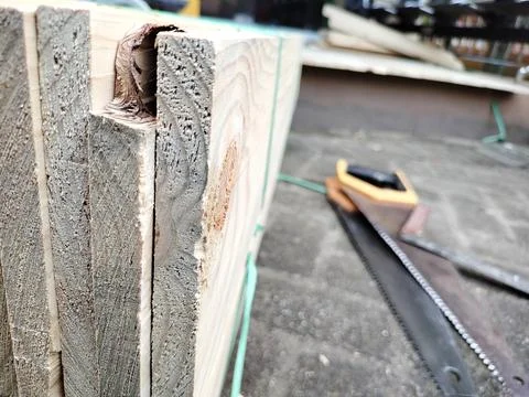 Pine plank 4 Stock Photos