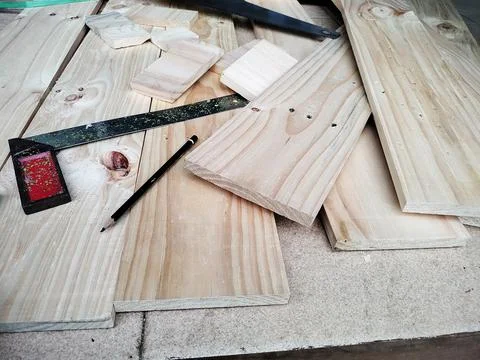 Pine plank 5 Foto stock