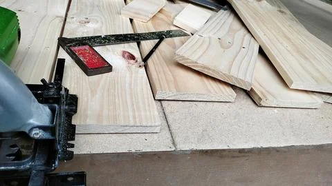 Pine plank_6 Stock Photos