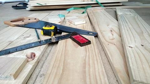 Pine plank_8 Stock Photos