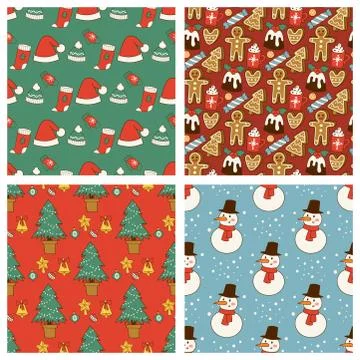 Pine tree cartoon green vector christmas holiday needle leaf trunk fir plant Stock Illustration