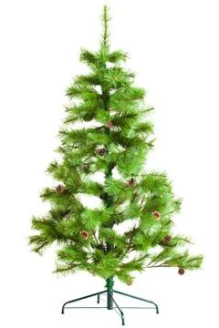 Pine tree. Christmas tree isolated on white background pine tree. Christma... Foto stock