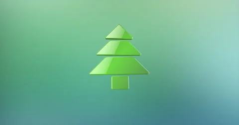 Pine Tree Color Stock Footage 67262271