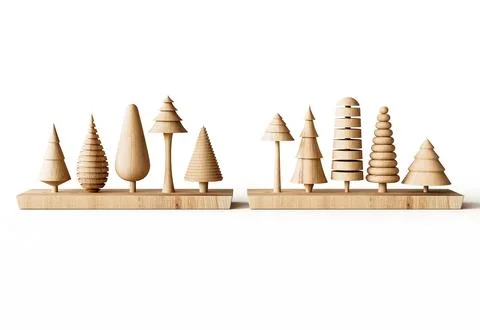 Pine Tree Decoration Stock Photos