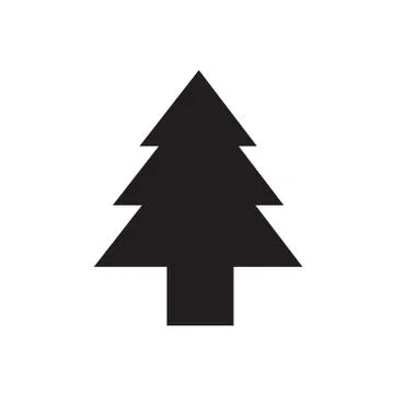 Pine tree icon Stock Illustration