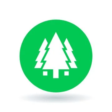 Pine tree icon Stock Illustration
