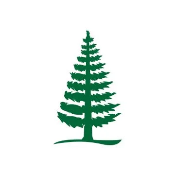 Pine tree icon Stock Illustration