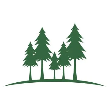 Pine tree icon Stock Illustration