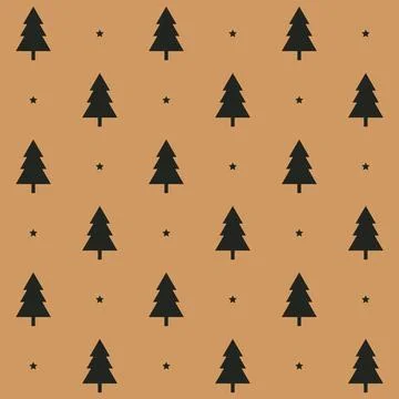 Pine tree icon vector background. Stock Illustration