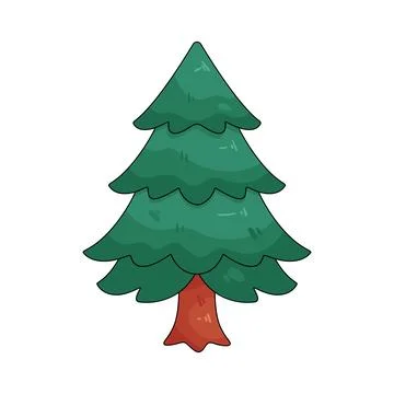 Pine tree Illustrazione stock