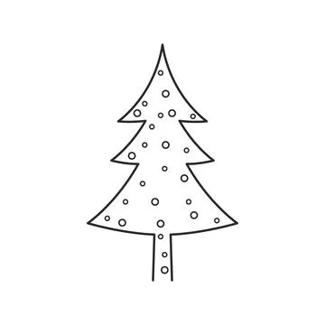 Pine tree illustration 스톡 일러스트