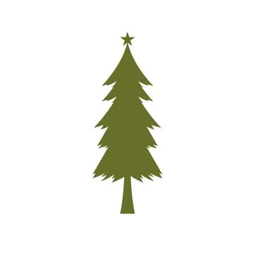 Pine tree illustration 스톡 일러스트
