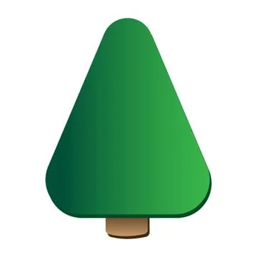 Pine tree logo icon vector template Stock Illustration