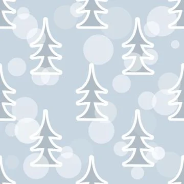 Pine tree pattern Stock Illustration