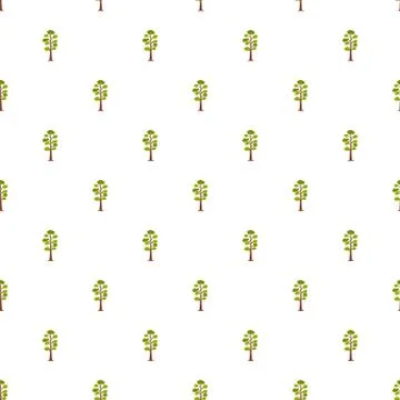 Pine tree pattern seamless Stockillustratie