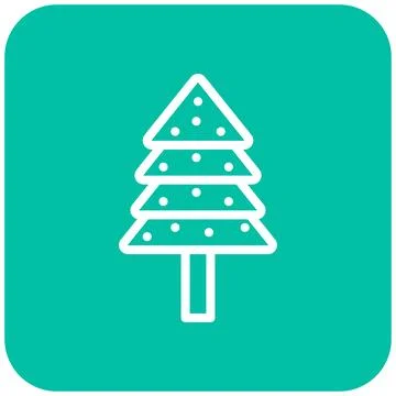 Pine tree Vector Icon Design Illustration Stock Illustration
