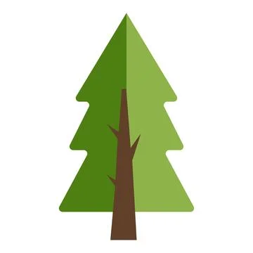 Pine tree vector illustration, tree vector icon. Christmas trees イラスト素材
