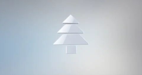 Pine Tree White Stock Footage 67262660