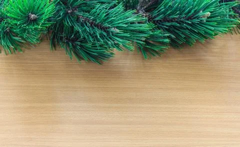 Pine tree on wood Foto stock