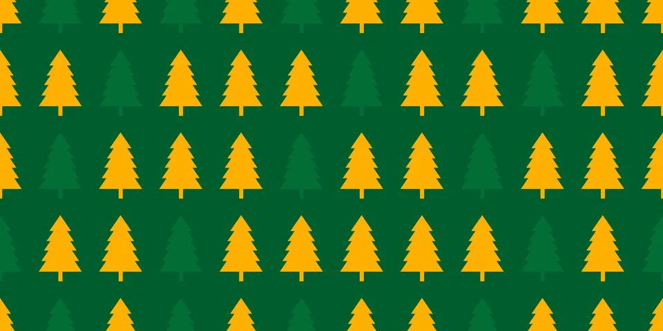 Pine Trees Texture - Vector Background Design Illustrazione stock