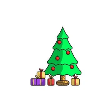 PINE TRESS Stock Illustration