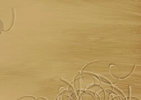Pine wood texture with shavings. vector illustration, eps 10 Stock Illustration