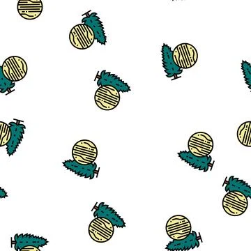 Pine wood vector seamless pattern 스톡 일러스트