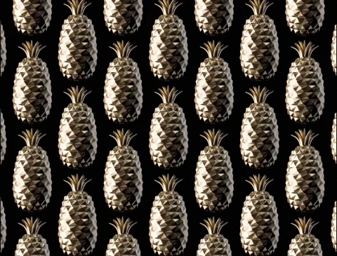 Pineapple 1 PATTERN 動画素材 209193739