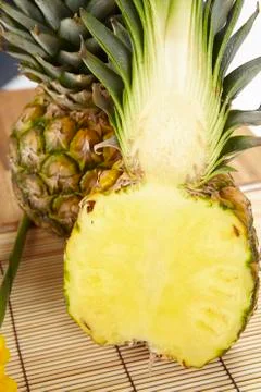 Pineapple and a half Stock Photos