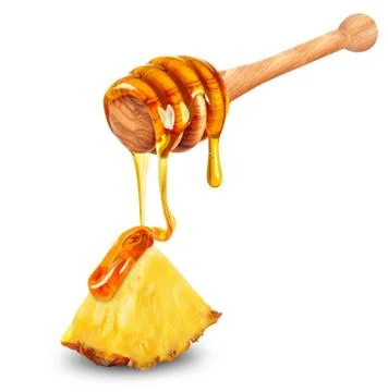 Pineapple and honey Stock Photos