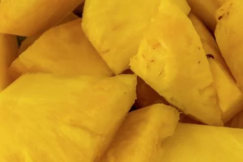 Pineapple Background / Pineapple / Pineapple Close-up Background Stock Photos