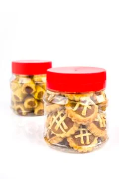 Pineapple biscuit Stock Photos