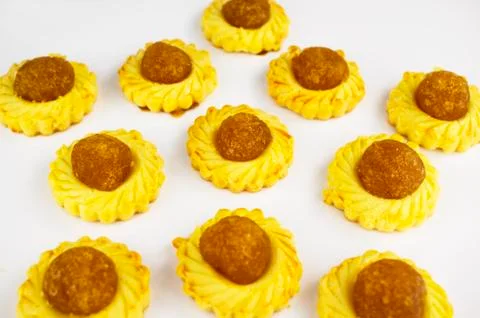 Pineapple biscuit Stock Photos