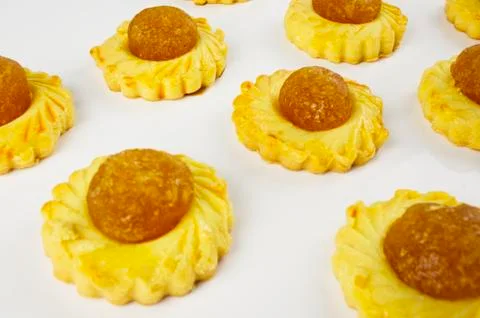 Pineapple biscuit Stock Photos