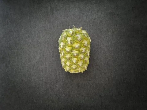 Pineapple on black or dark background Foto stock