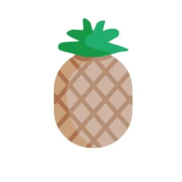 Pineapple cartoon Vector illustration  Stock Illustration