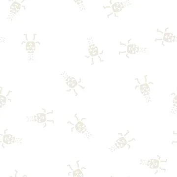 Pineapple character glyph vector seamless pattern Stock Illustration