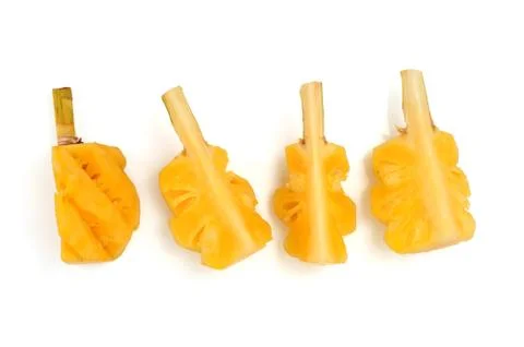 Pineapple chunks Foto stock