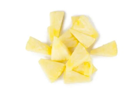 Pineapple  chunks Stock Photos