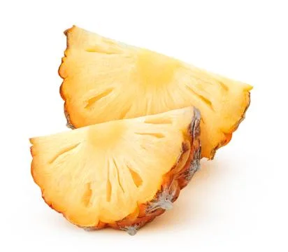 Pineapple chunks Stock Photos