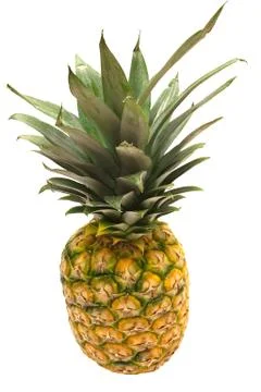 Pineapple with Clipping Path Фото