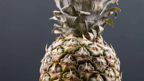 Pineapple close up Stock Footage 246843265