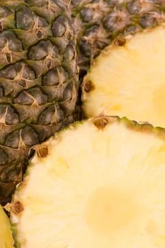Pineapple closeup Stock Photos