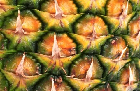 Pineapple closeup Stock Photos