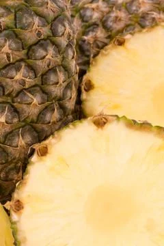 Pineapple closeup Stock Photos