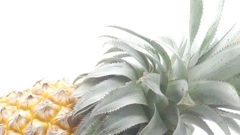 Pineapple cut on basket Stock Footage 118115351